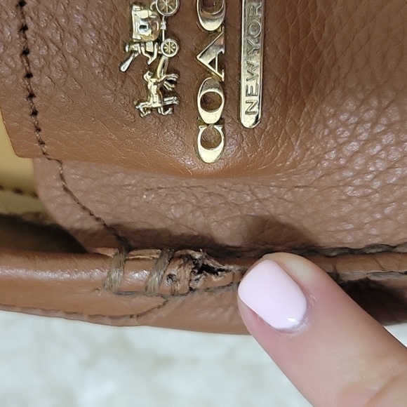 Coach opal brown loafers, size 6 - Picture 10 of 12